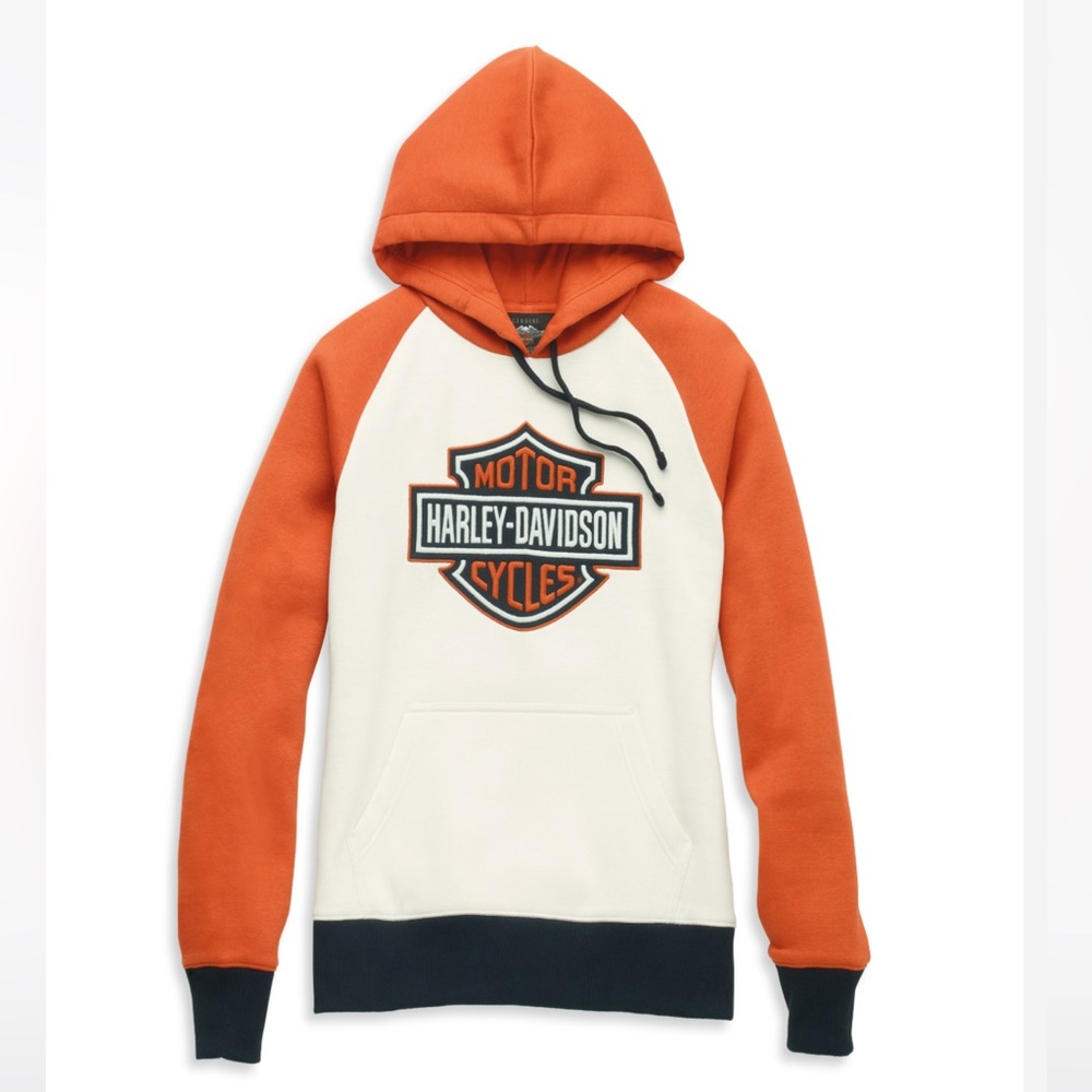 Harley Davidson Color Block Hoodie, Size S